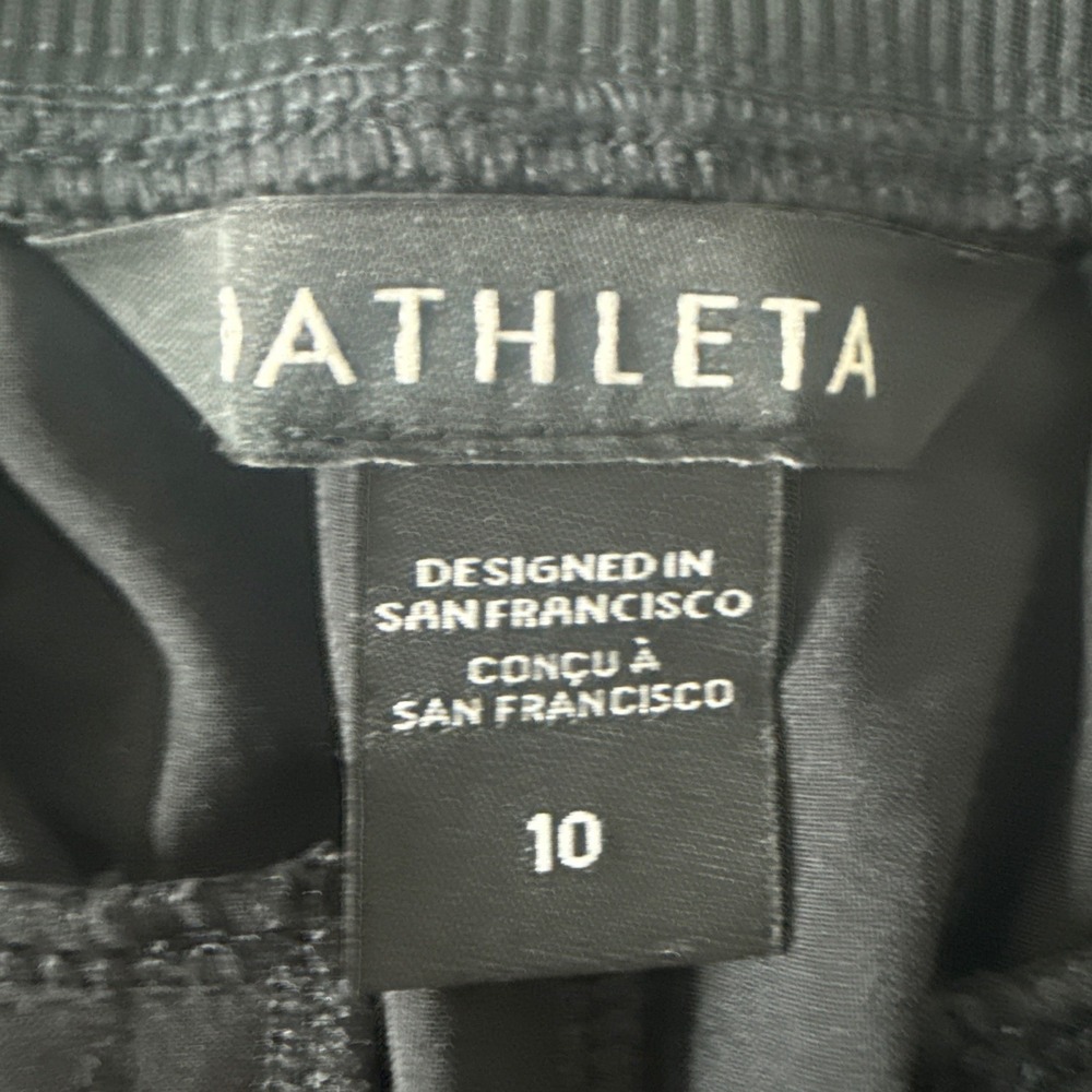 ATHLETA Brooklyn Ankle Pant Black Pants 10 Stretch Tapered Travel #198671 $99 - Picture 8 of 12